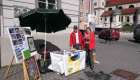 Allgaeuer Israelfreunde 11 Mai 2014 Infostand von Erika und Ernst Mayer in Kempten 30496575