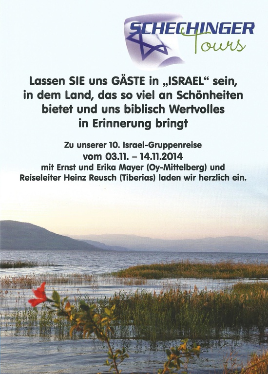 Allgaeuer Israelfreunde 11 Mai 2014 Infostand von Erika und Ernst Mayer in Kempten 30496575